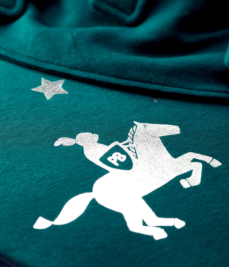 Katoenen ridderset groen PINEDE/blauw SMOKING